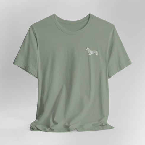 Dachshund T- Shirt - Dachshund Shirt for Women - Dachshund Mandala Tee